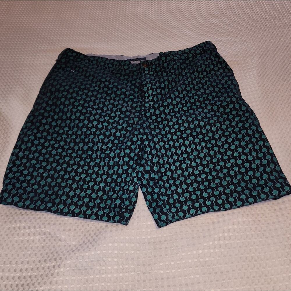 TOMMY HILFIGER EUC MENS SIZE 38 PALM TREE CASUAL GOLFER SHORTS